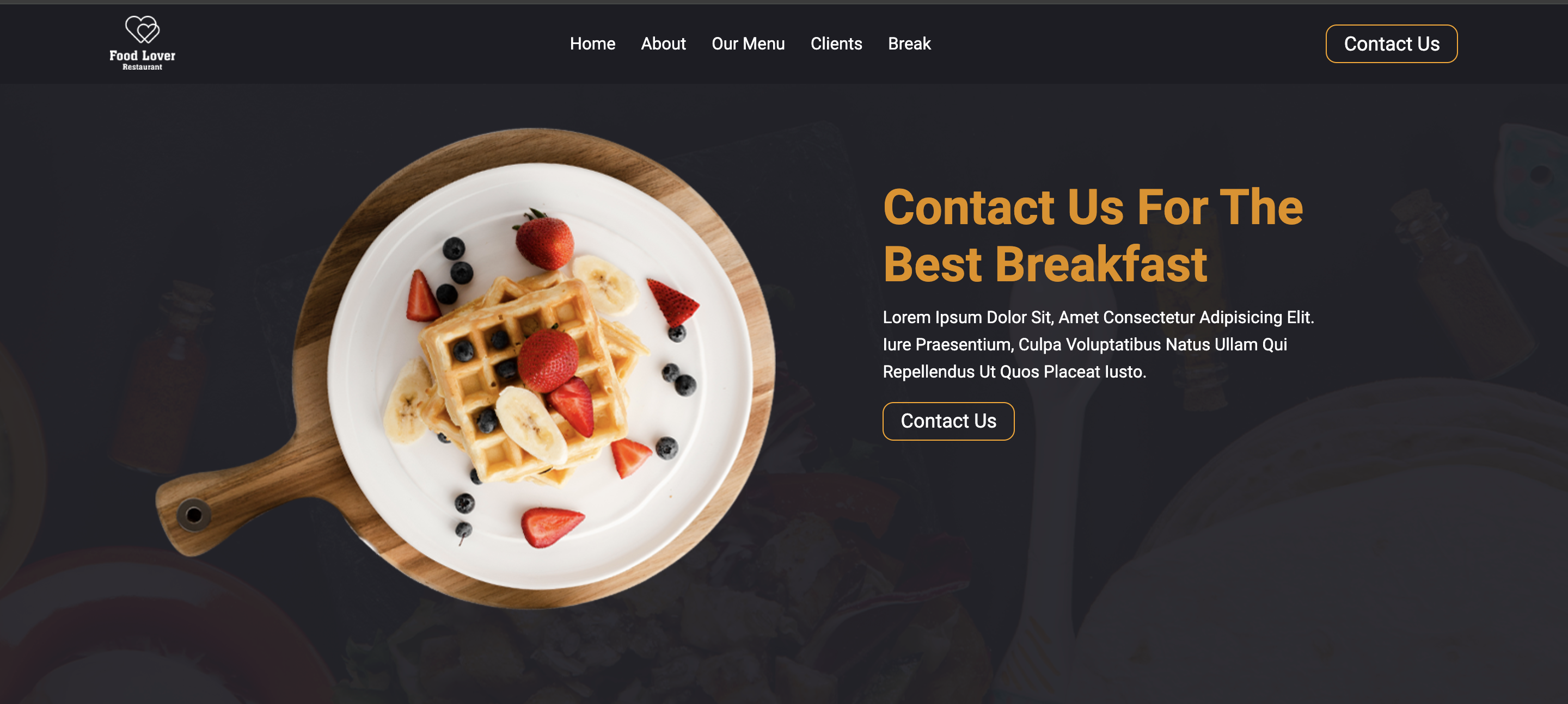 Restaurant Website